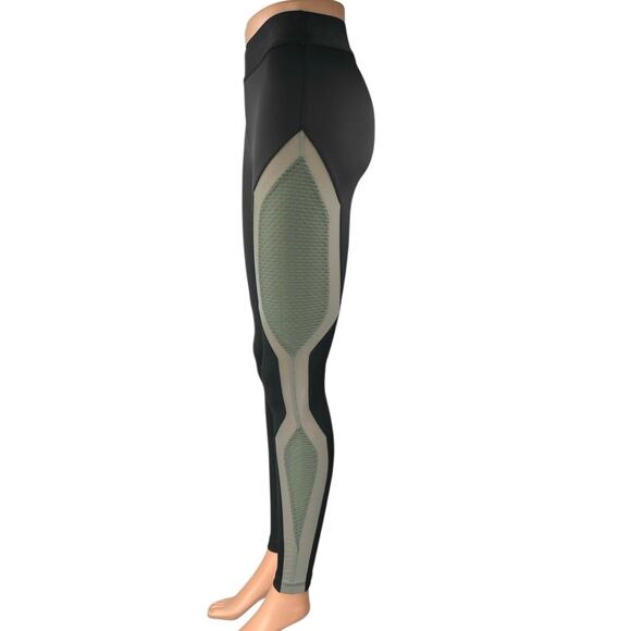 Koral Black Multicolor Colorblock Yoga Workout Running Athletic Leggings Pants S - Picture 2 of 4